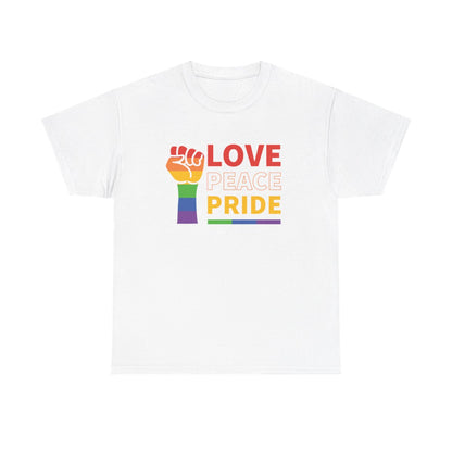 Love Peace Pride (Inclusive T-Shirt)