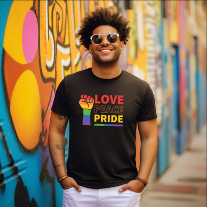 Love Peace Pride (Inclusive T-Shirt)