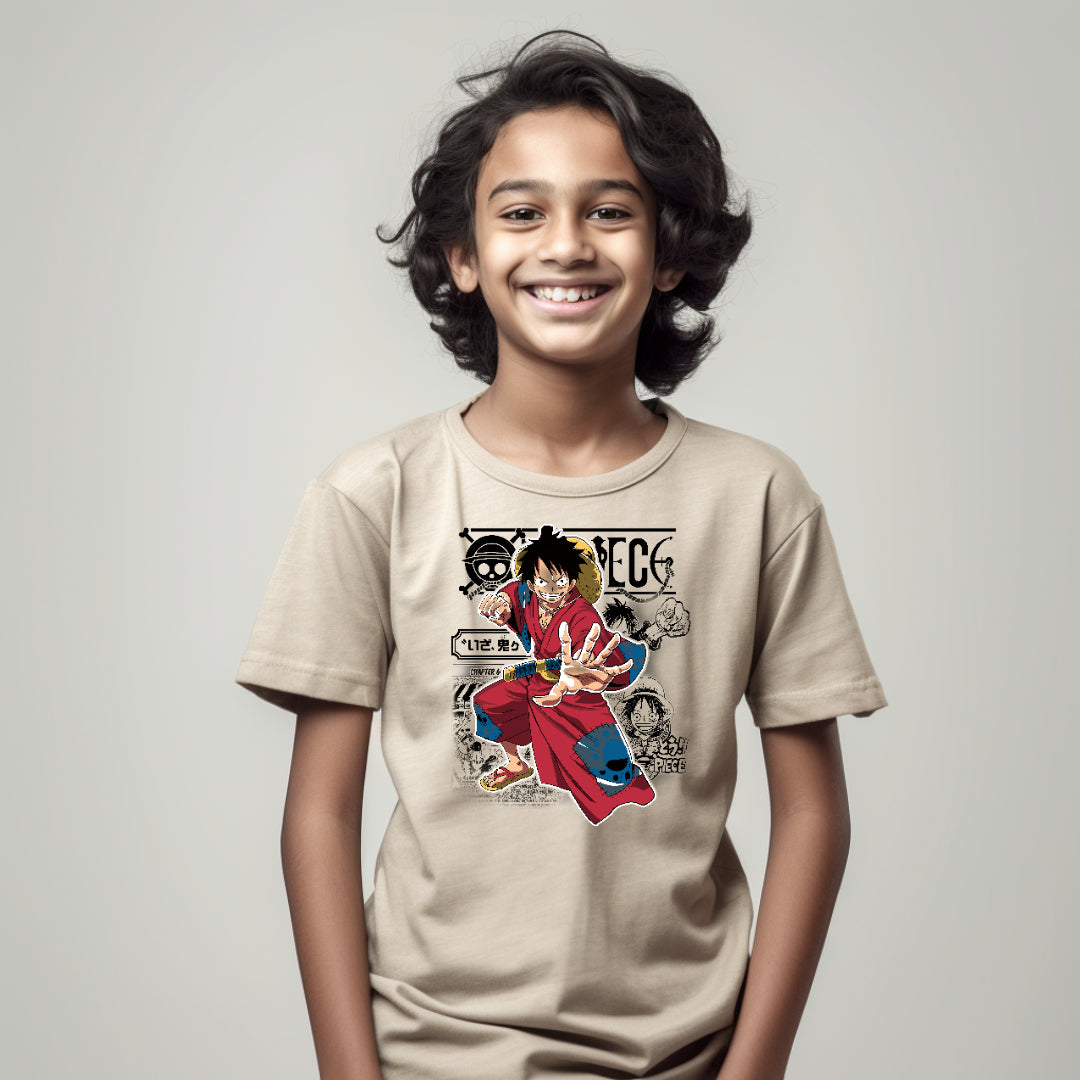 Luffy (Camiseta unisex para niños)