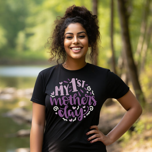 My 1st Mother's Day (Mothers Day T-Shirt)