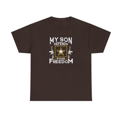 Mi hijo defiende tu libertad (Camiseta unisex para adultos)