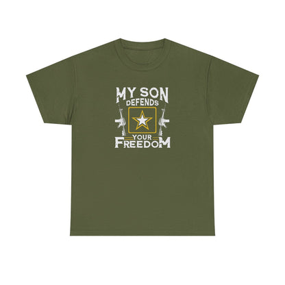 Mi hijo defiende tu libertad (Camiseta unisex para adultos)