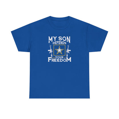 Mi hijo defiende tu libertad (Camiseta unisex para adultos)