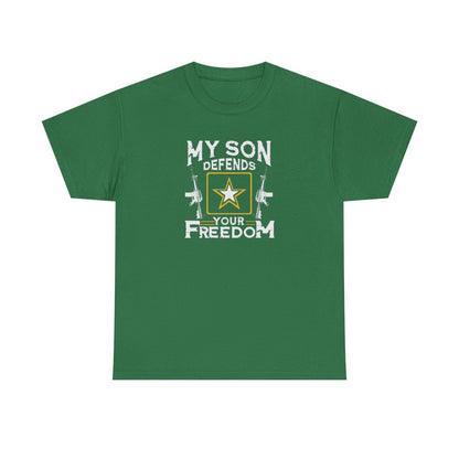 Mi hijo defiende tu libertad (Camiseta unisex para adultos)