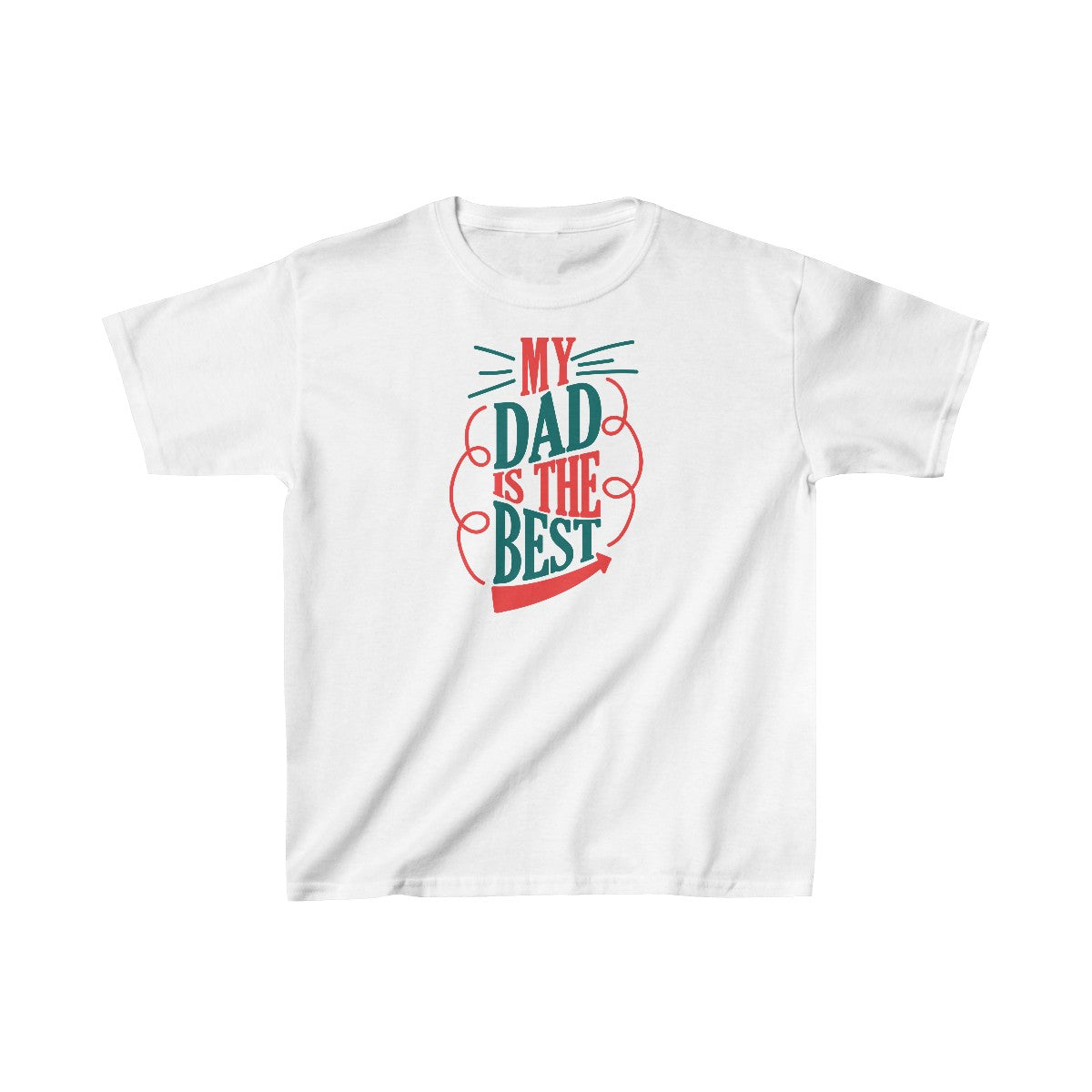 Mon père est le meilleur (T-shirt unisexe pour enfants)