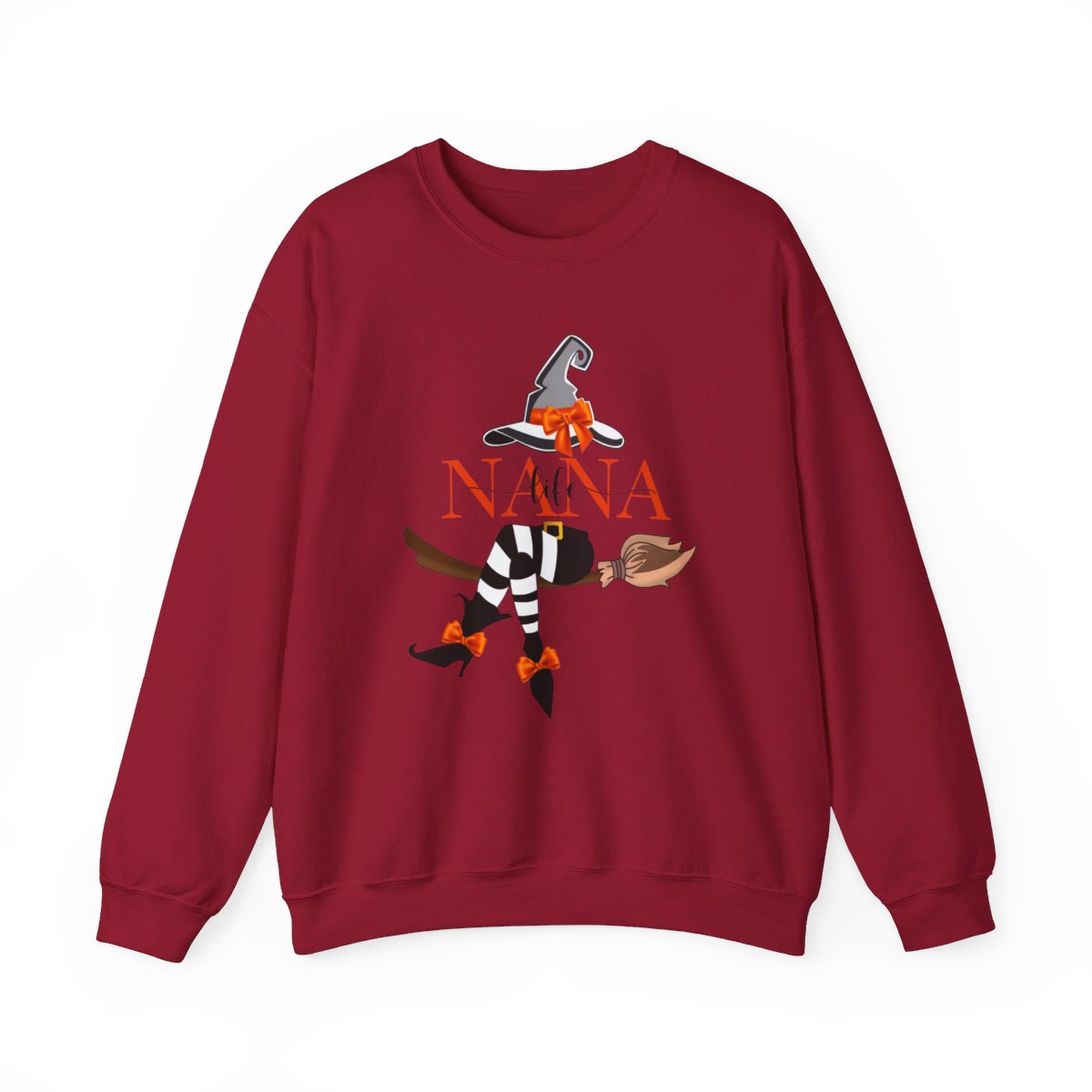 Nana Life Witch on Broom (Women's Sweatshirt)