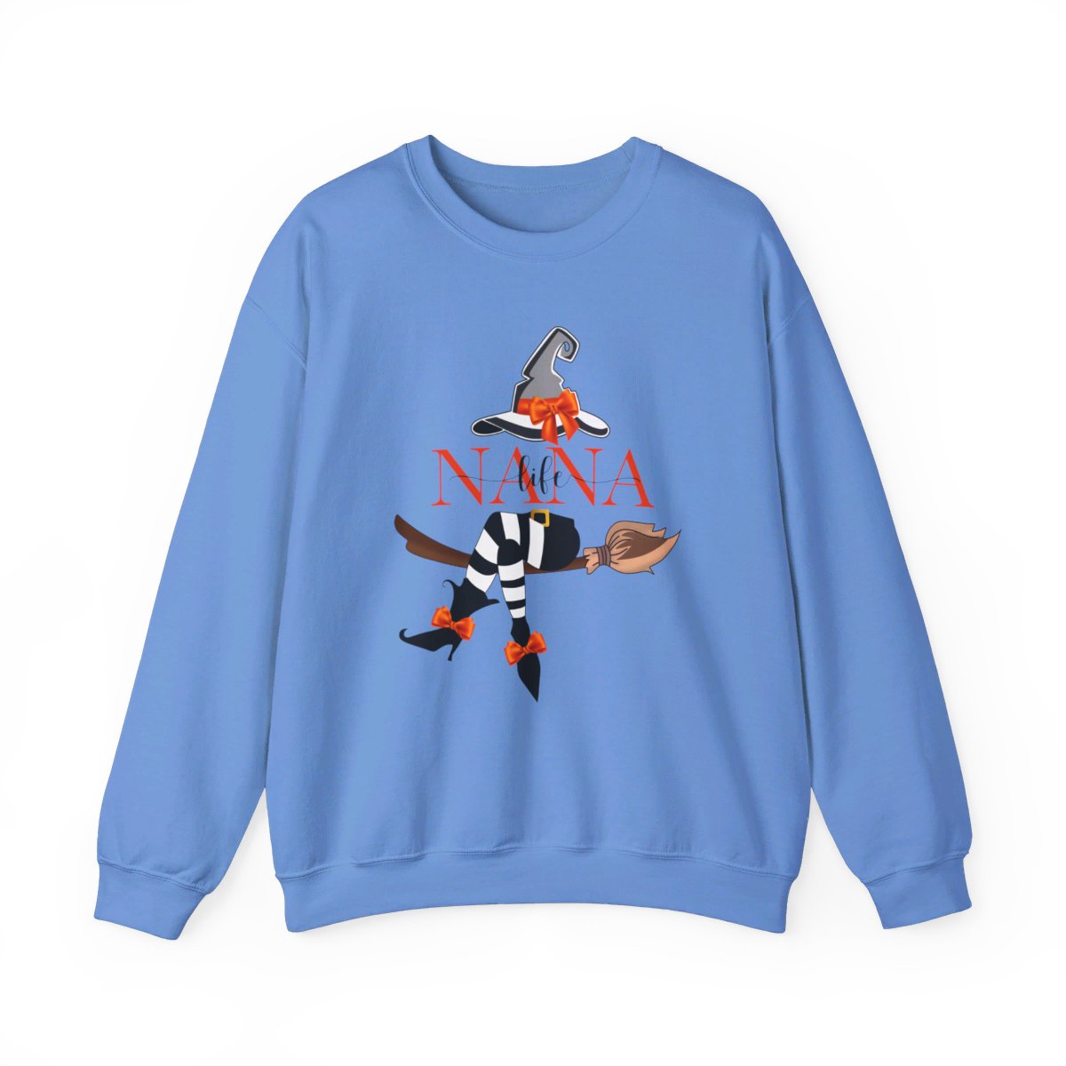 Nana Life Witch on Broom (Women's Sweatshirt)