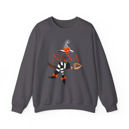 Nana Life Witch on Broom (Women's Sweatshirt)