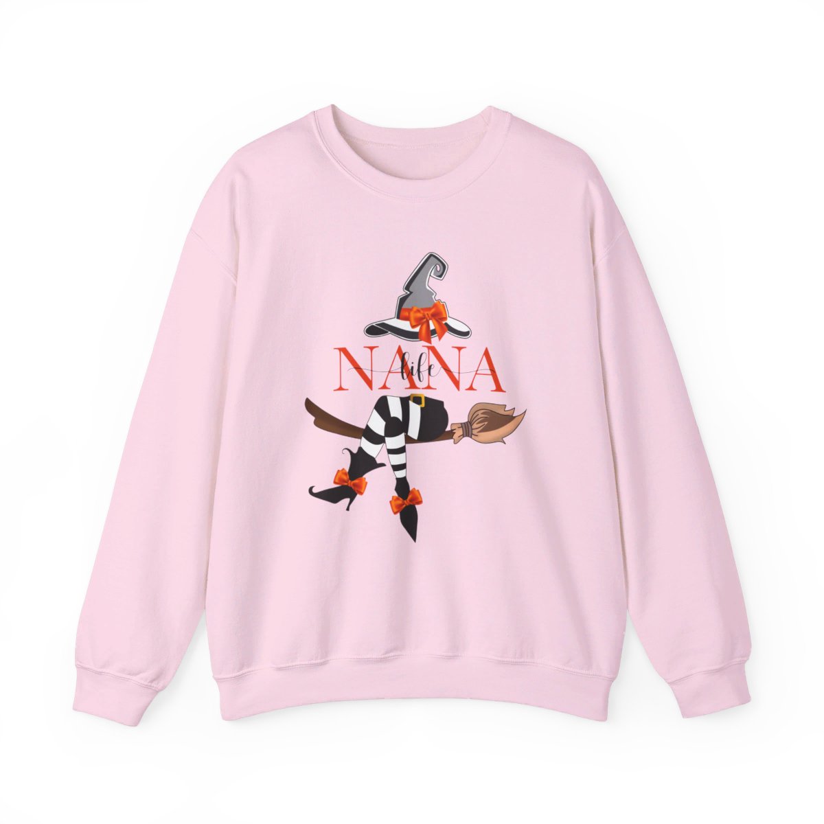 Nana Life Witch on Broom (Women's Sweatshirt)