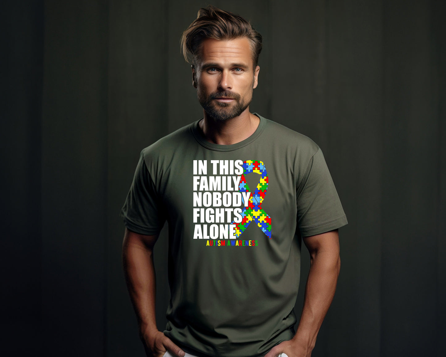 Nobody Fights Alone (Adult Unisex T-Shirt)