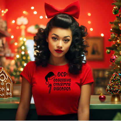 Obsessive Christmas Disorder  (Adult Unisex T-Shirt)