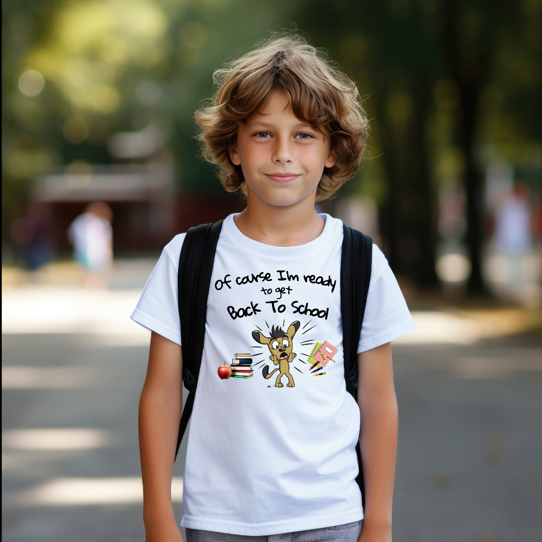 Of Course I'm Ready to get Back To School (Kids Unisex T-Shirt)