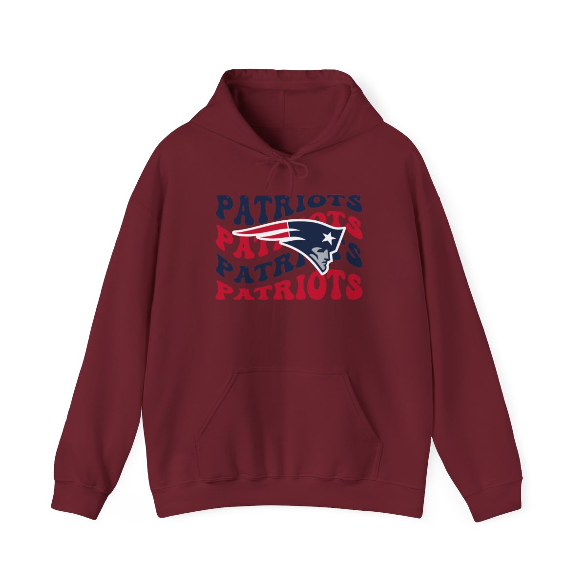 Patriots Wave (Adult Hoodie)