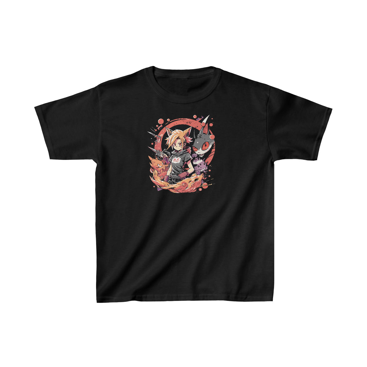 Camiseta unisex de anime para niños