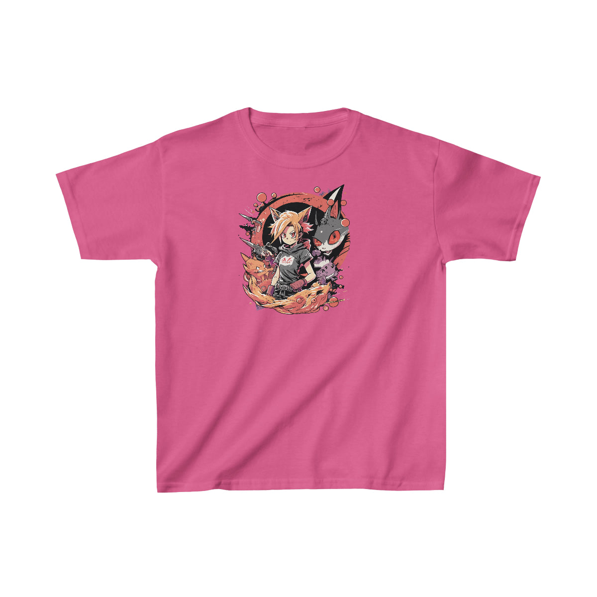 Camiseta unisex de anime para niños