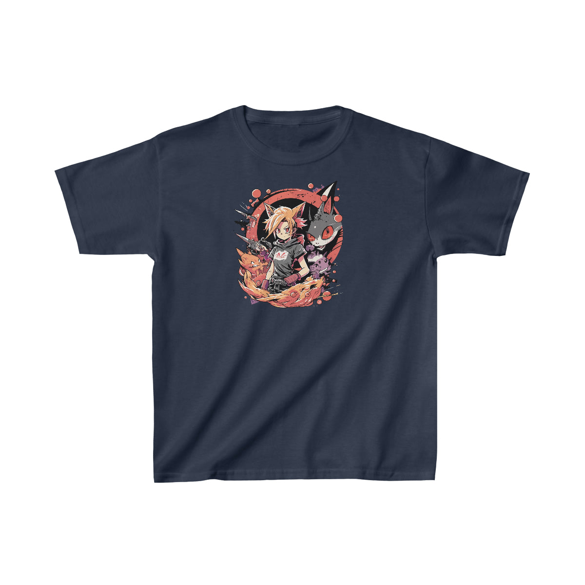 Camiseta unisex de anime para niños