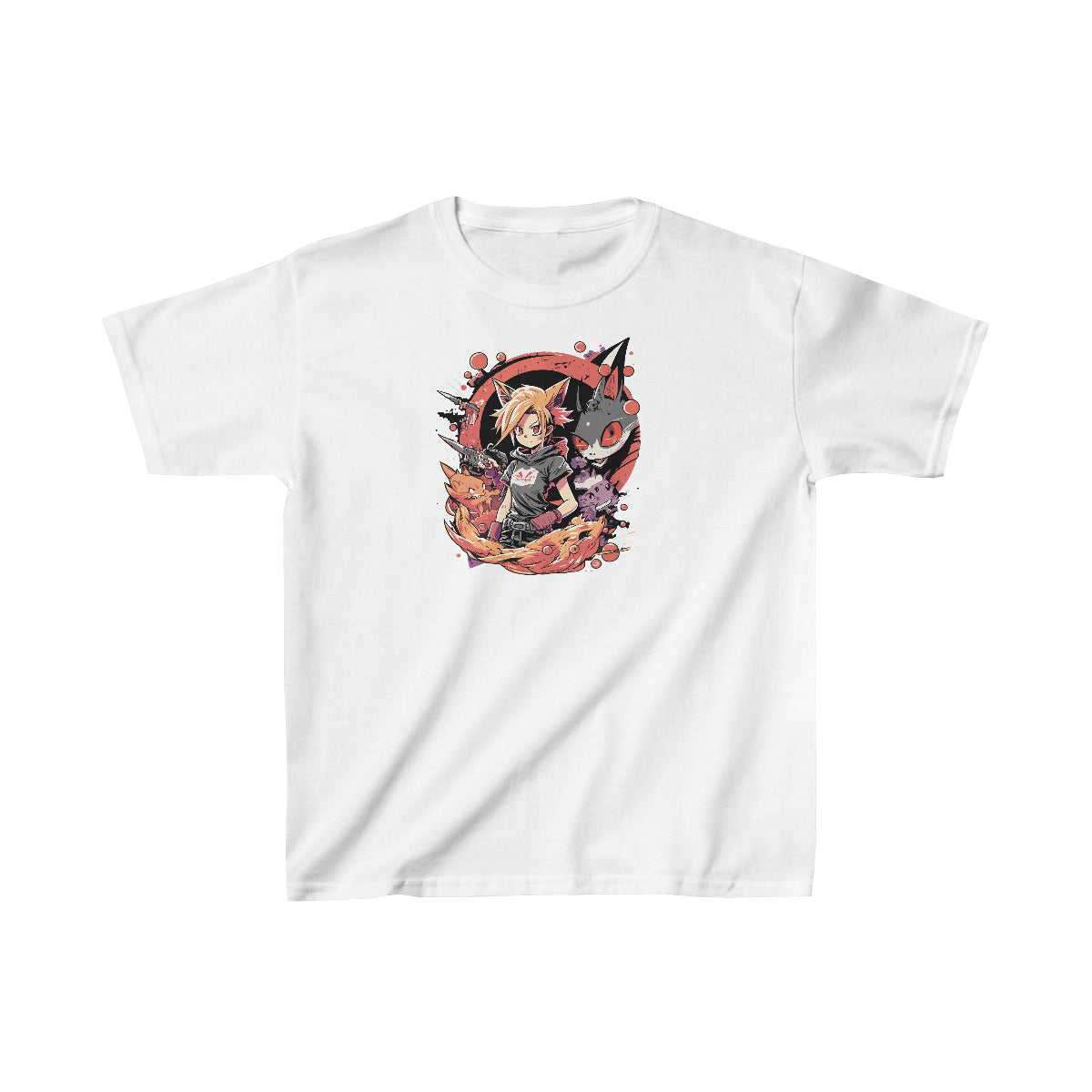 Camiseta unisex de anime para niños