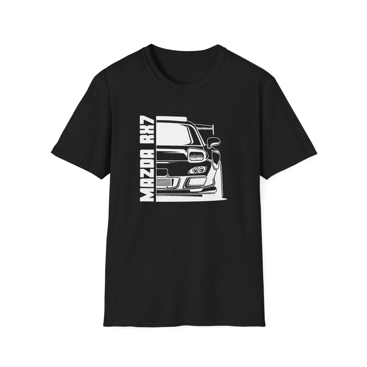 RX-7 Half Silhouette (Adult Unisex T-Shirt)