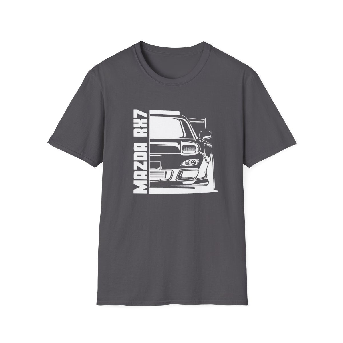 RX-7 Half Silhouette (Adult Unisex T-Shirt)