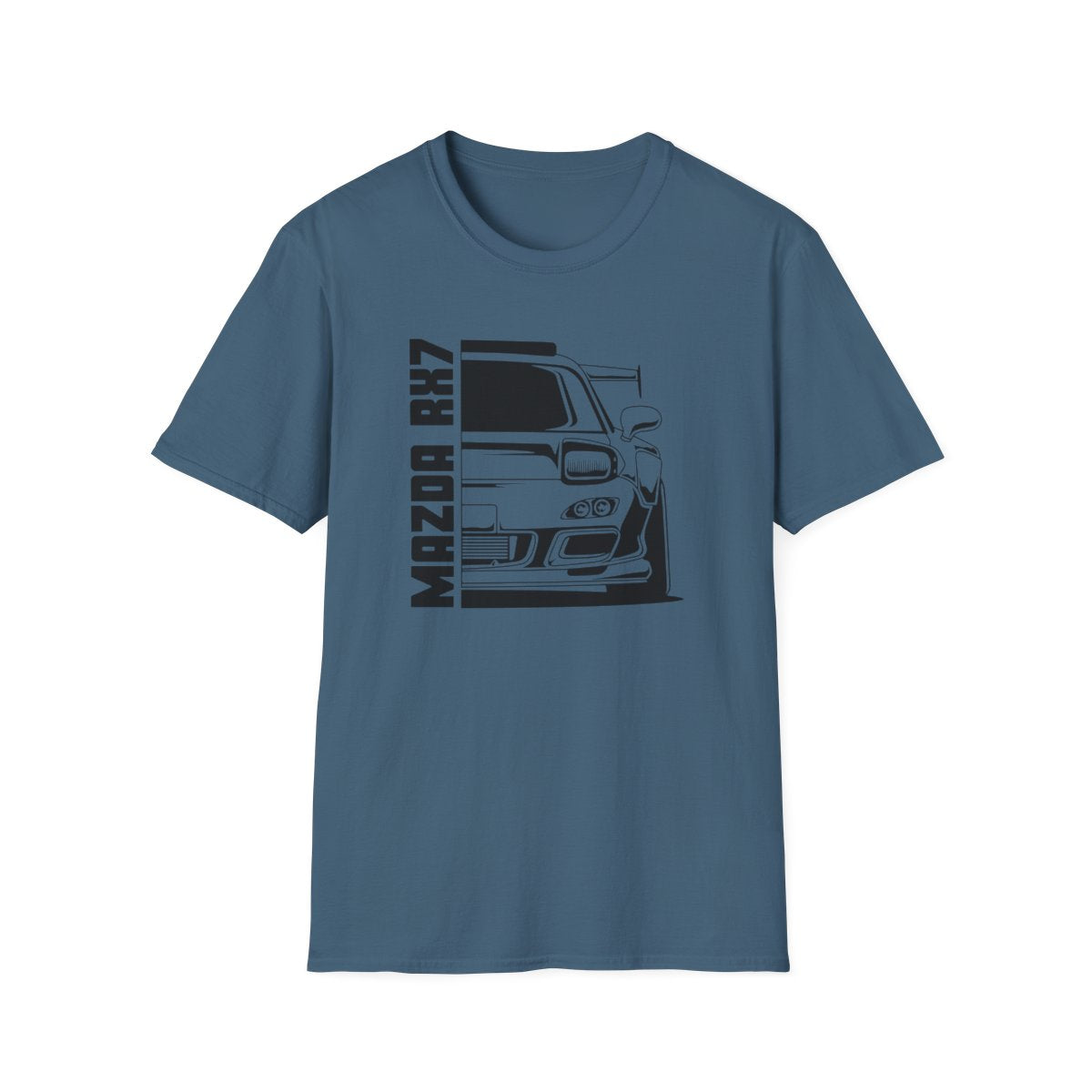 RX-7 Half Silhouette (Adult Unisex T-Shirt)