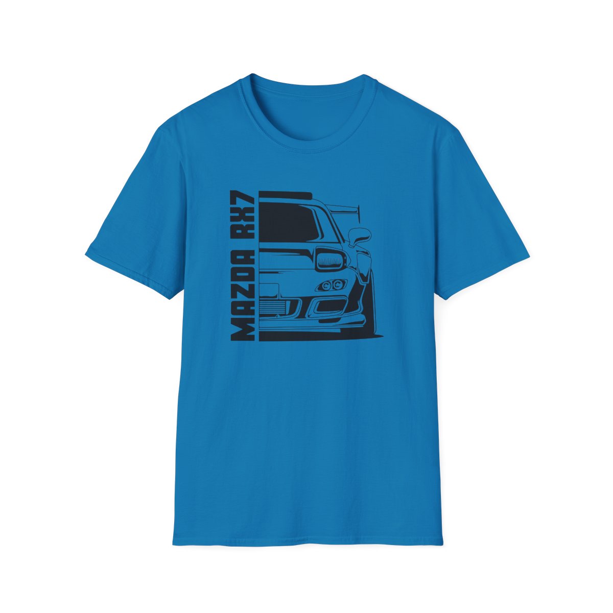 RX-7 Half Silhouette (Adult Unisex T-Shirt)