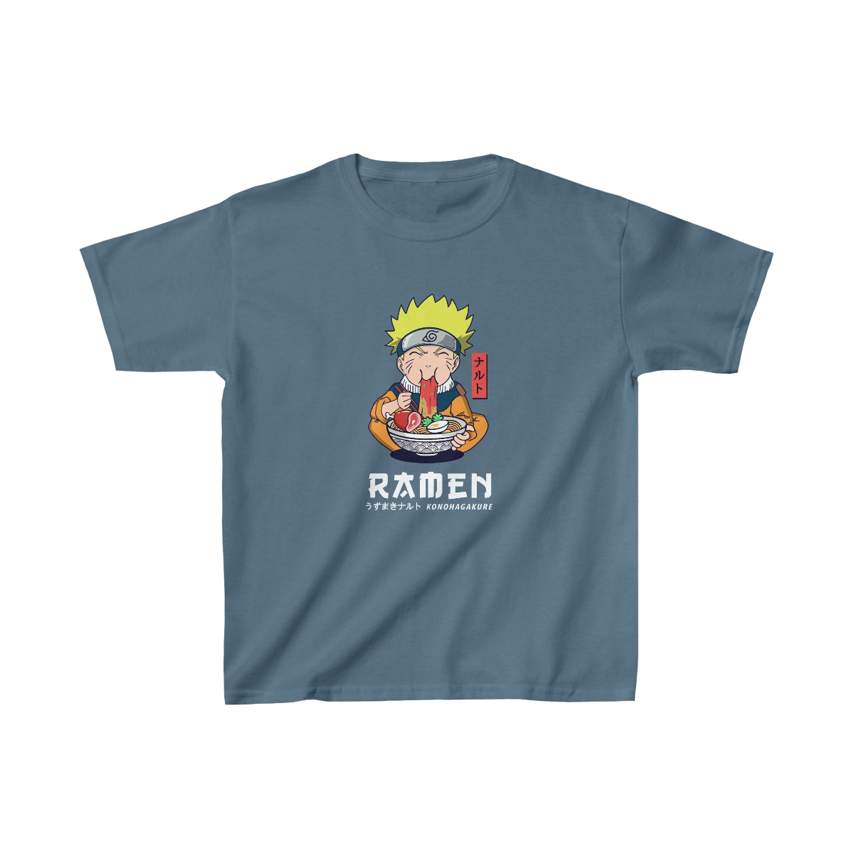 Camiseta unisex para niños con el logo de Hungry Ramen Kid