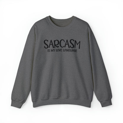 Le sarcasme est (Sweat-shirt unisexe adulte)