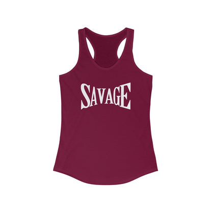 Savage ( Adult Women's Racerback Tank Top)