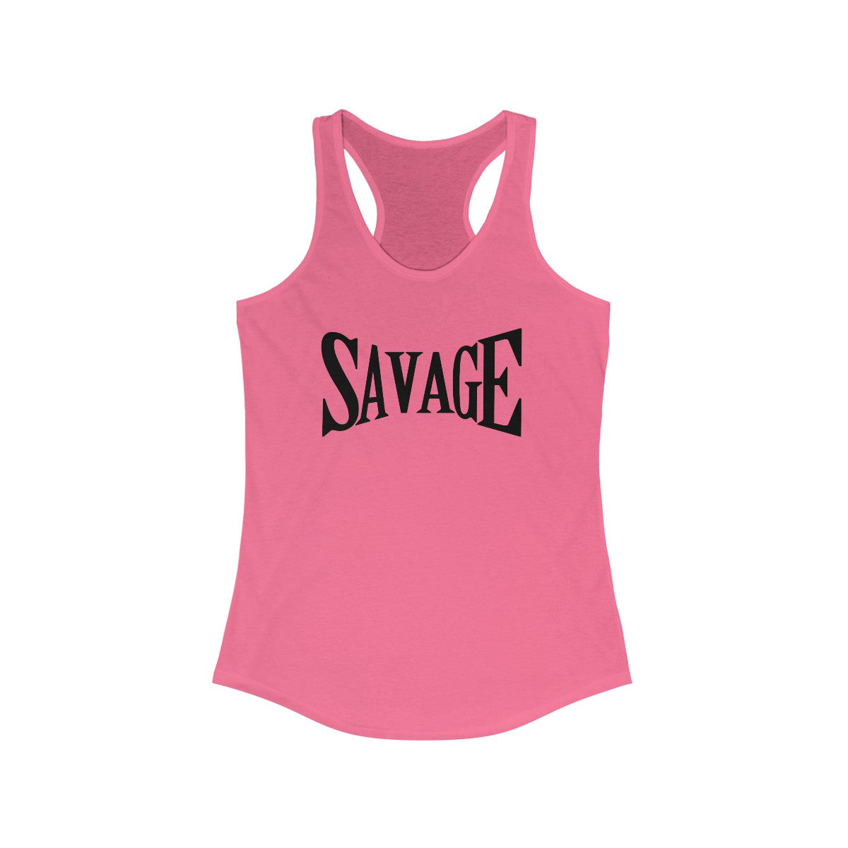 Savage ( Adult Women's Racerback Tank Top)