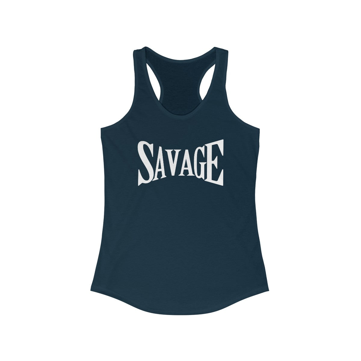 Savage (Camiseta sin mangas con espalda cruzada para mujer adulta)