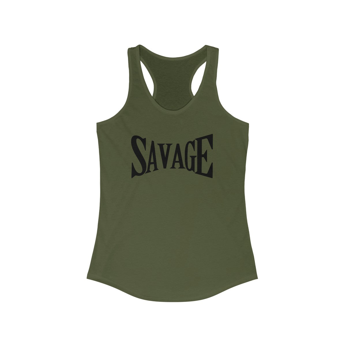 Savage ( Adult Women's Racerback Tank Top)