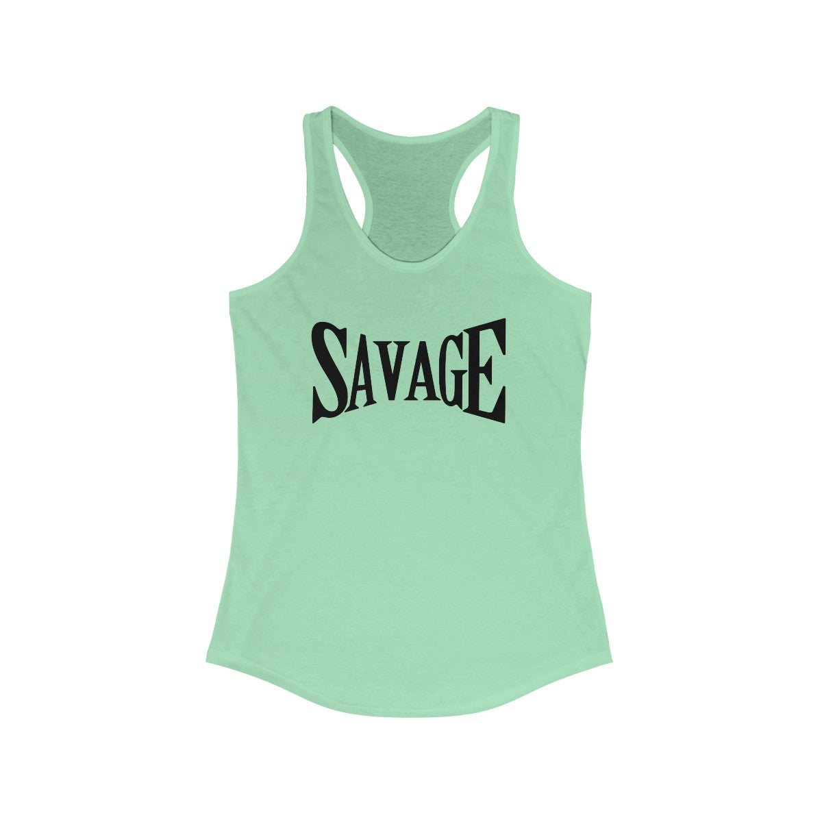 Savage (Camiseta sin mangas con espalda cruzada para mujer adulta)