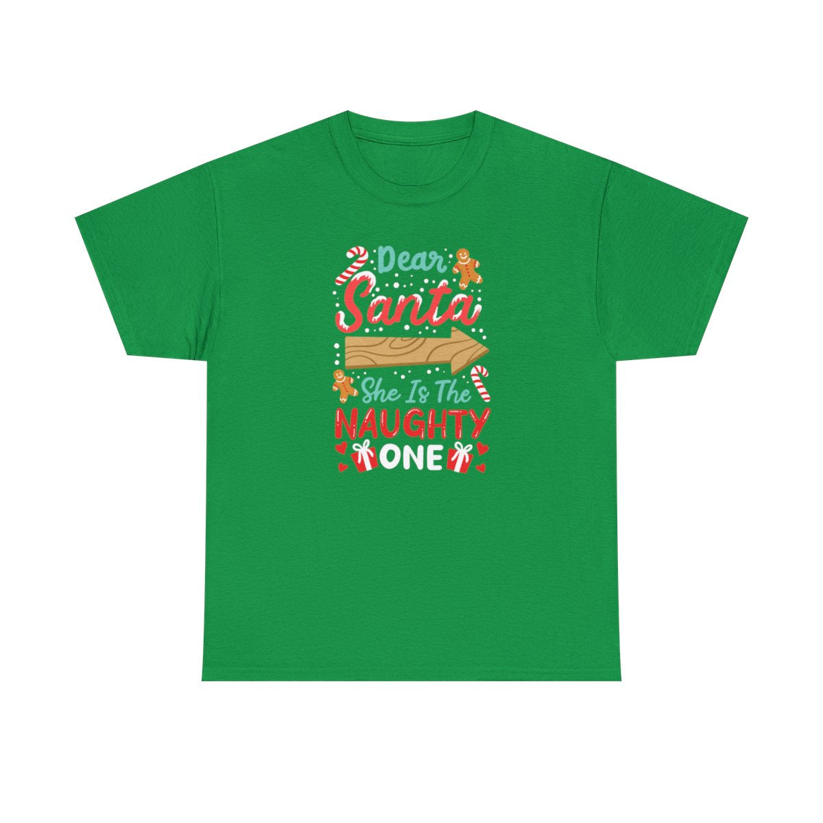 Dear Santa He & She's Naughty Unisex Adult T-Shirt