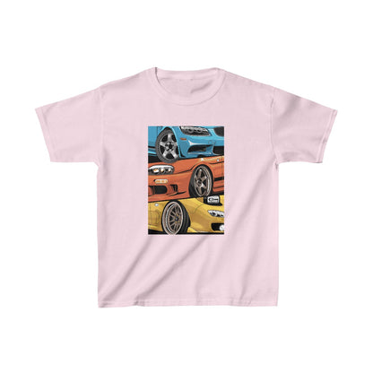 JDM Stacked Cars (Kids T-Shirt)