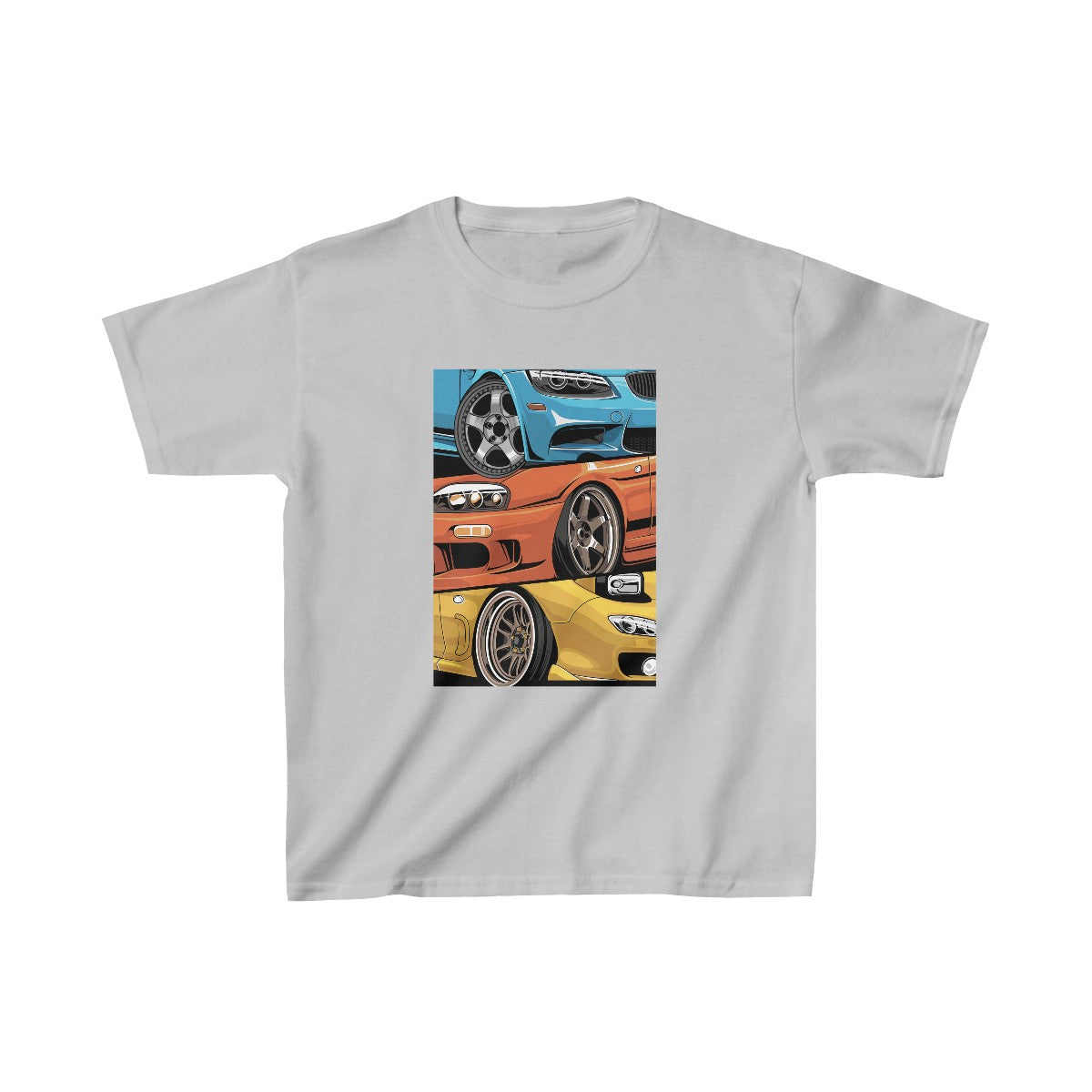 JDM Stacked Cars (Kids T-Shirt)