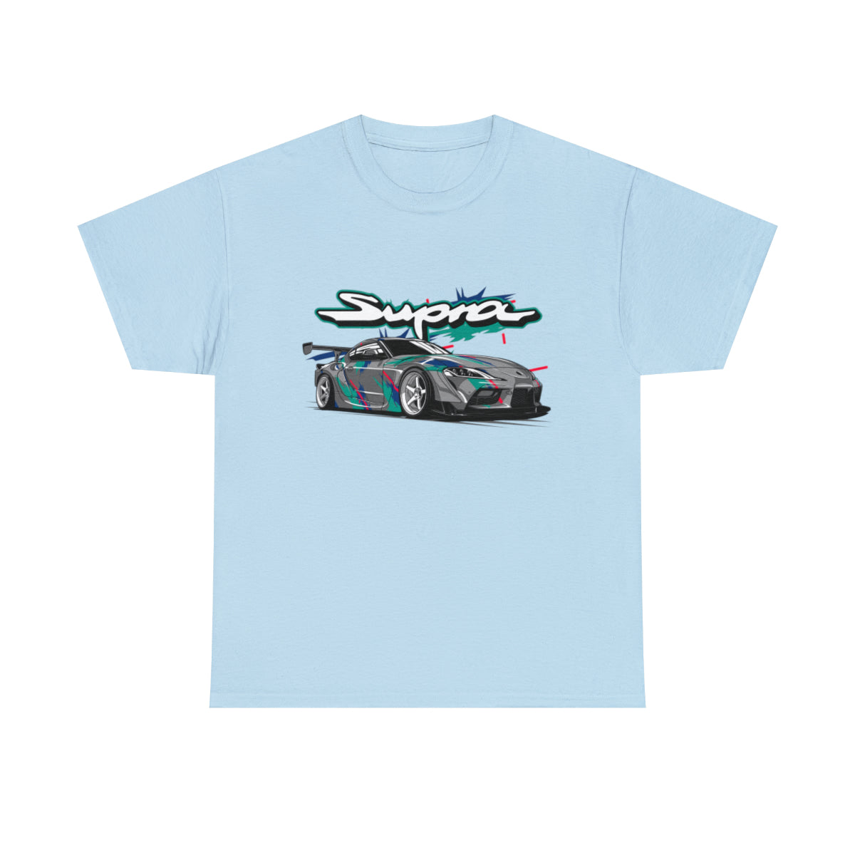 Camiseta unisex para adultos con estampado de Supra Car