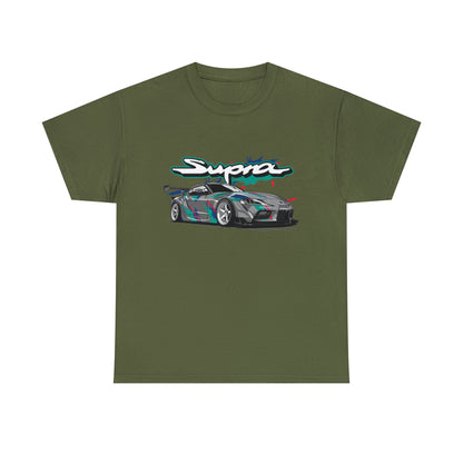 Camiseta unisex para adultos con estampado de Supra Car