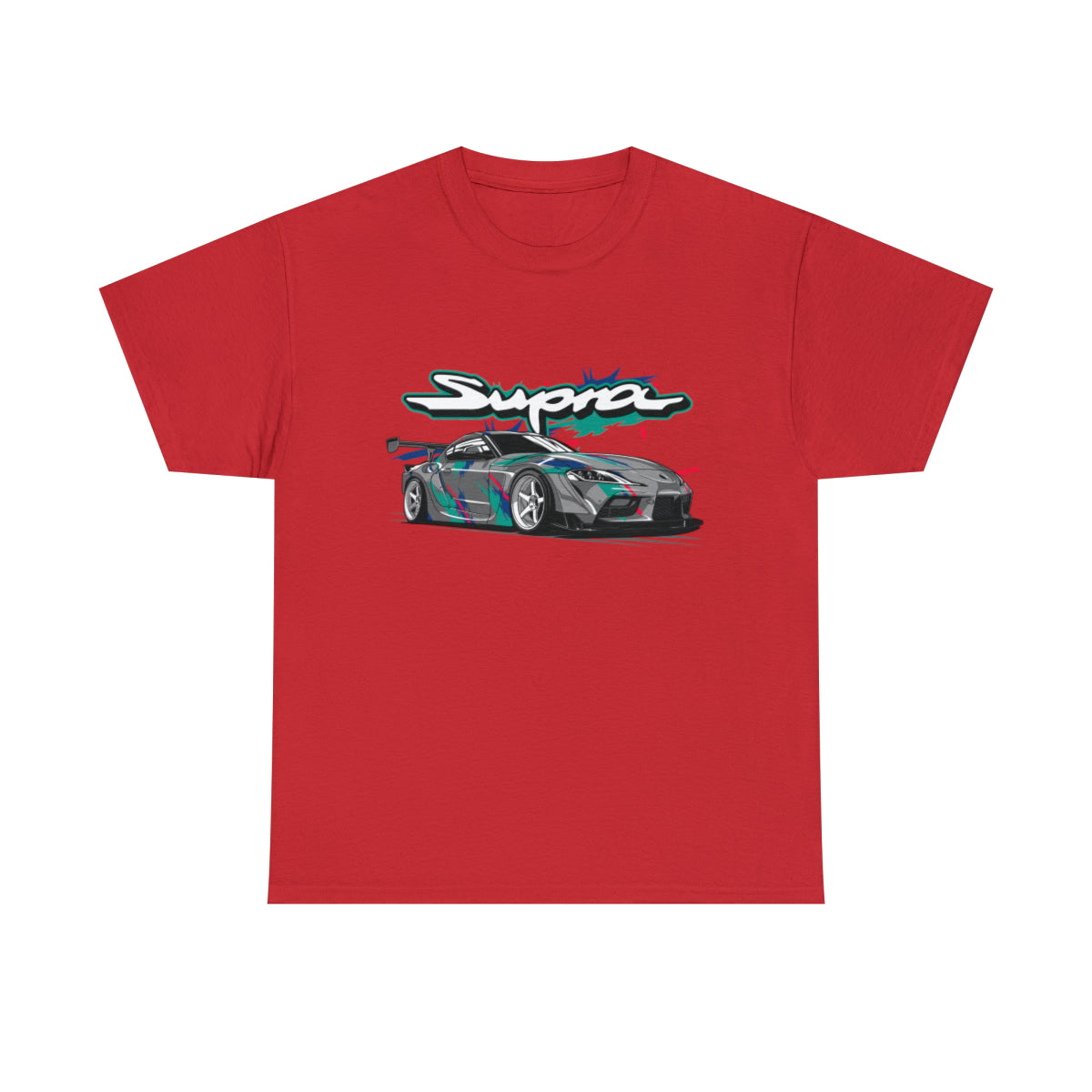 Camiseta unisex para adultos con estampado de Supra Car