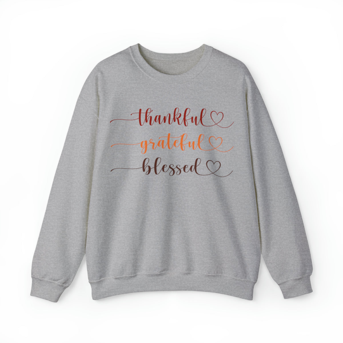 Thankful, Grateful, Blessed (Unisex Adult Sweatshirt)