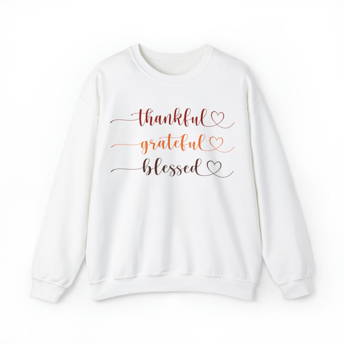 Thankful, Grateful, Blessed (Unisex Adult Sweatshirt)