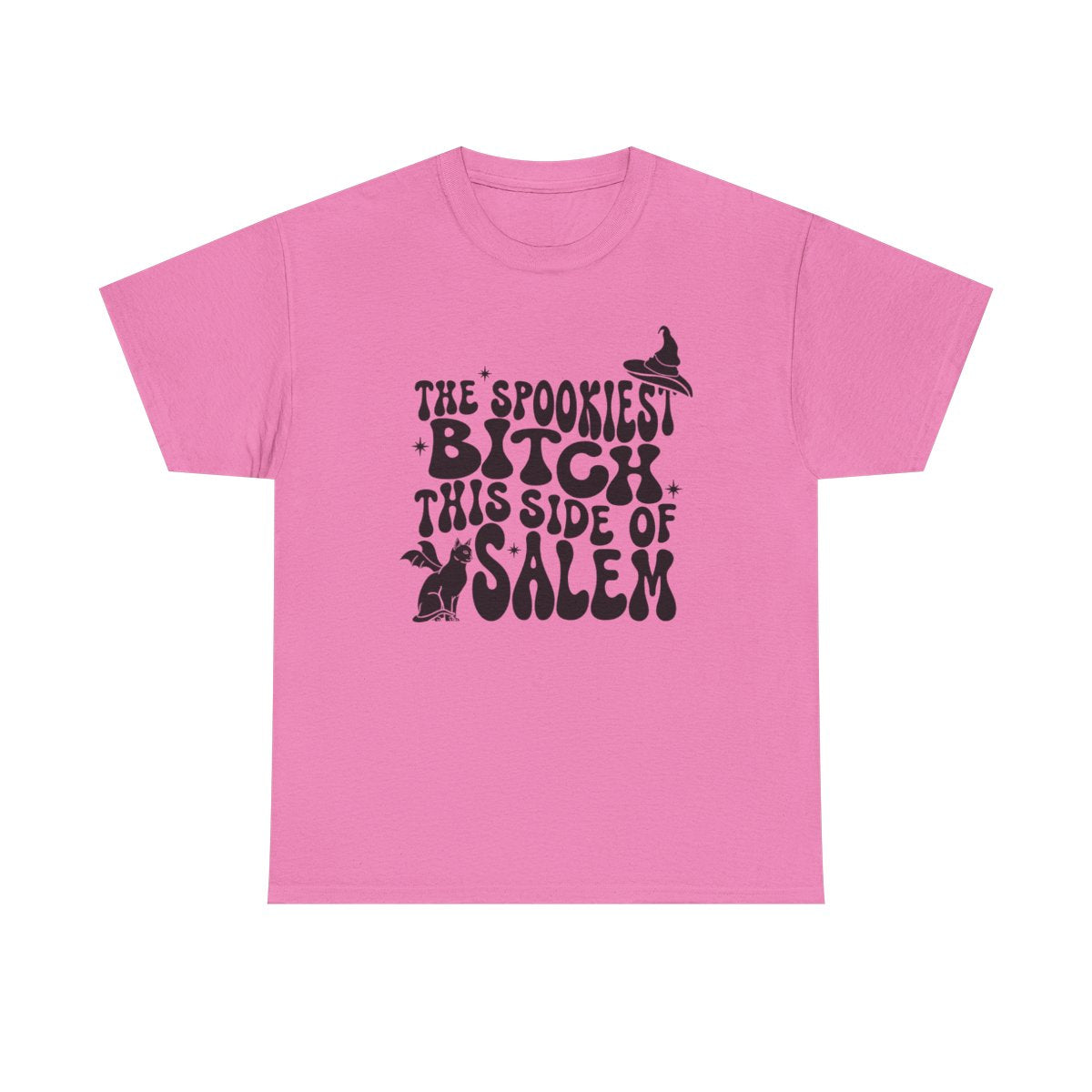 The Spookiest Bitch this side of Salem (Adult T-Shirt)