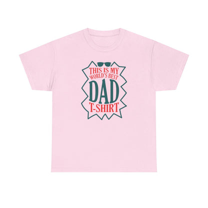 Este es mi mejor papá del mundo (camiseta unisex para adultos)