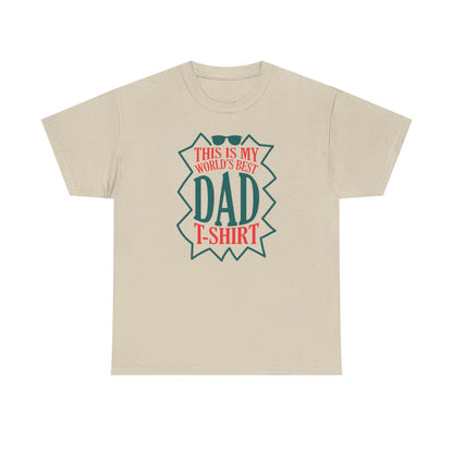 C'est mon meilleur papa au monde (T-shirt unisexe adulte)