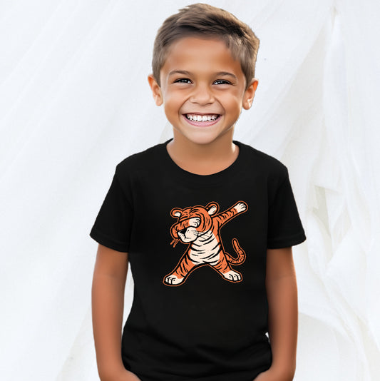 Tiger Dab (Kids Unisex T-Shirt)