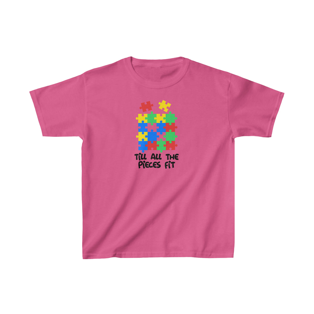 Hasta que todas las piezas encajen (Camiseta unisex para niños)