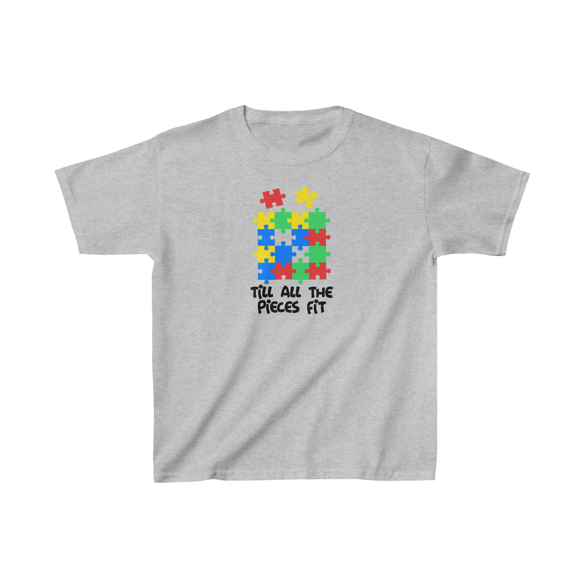 Hasta que todas las piezas encajen (Camiseta unisex para niños)