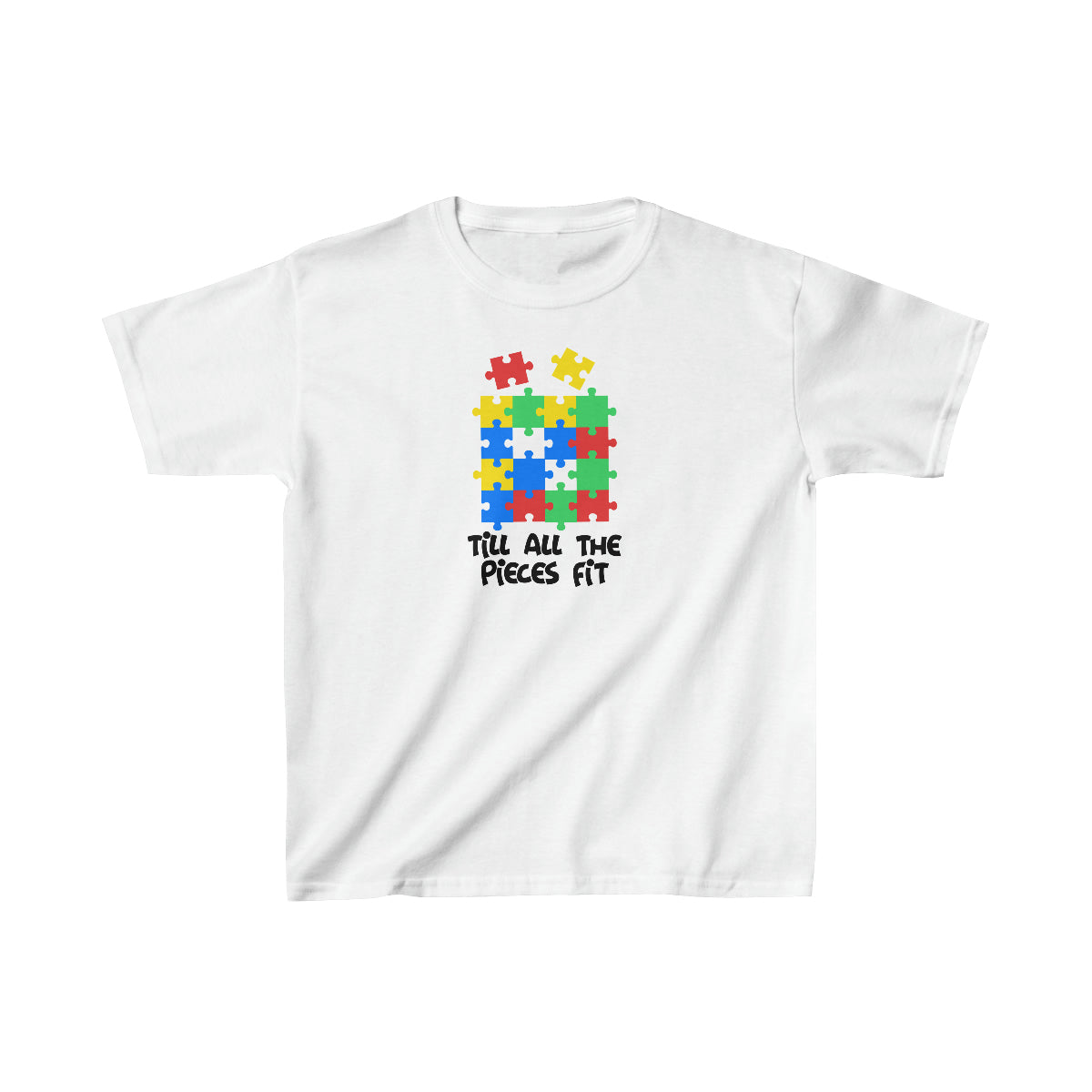 Hasta que todas las piezas encajen (Camiseta unisex para niños)