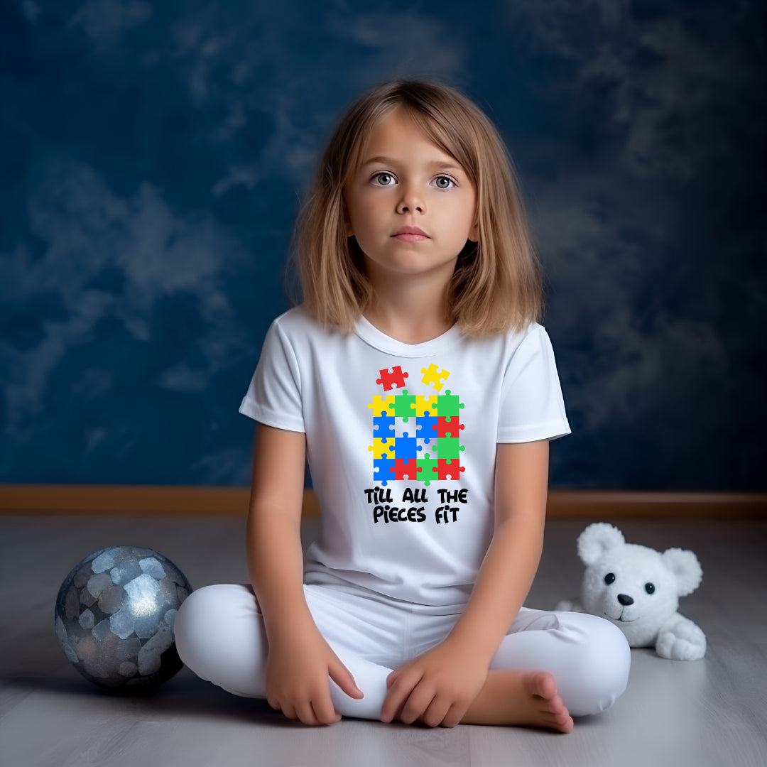 Jusqu’à ce que toutes les pièces s’ajustent (T-shirt unisexe pour enfants)