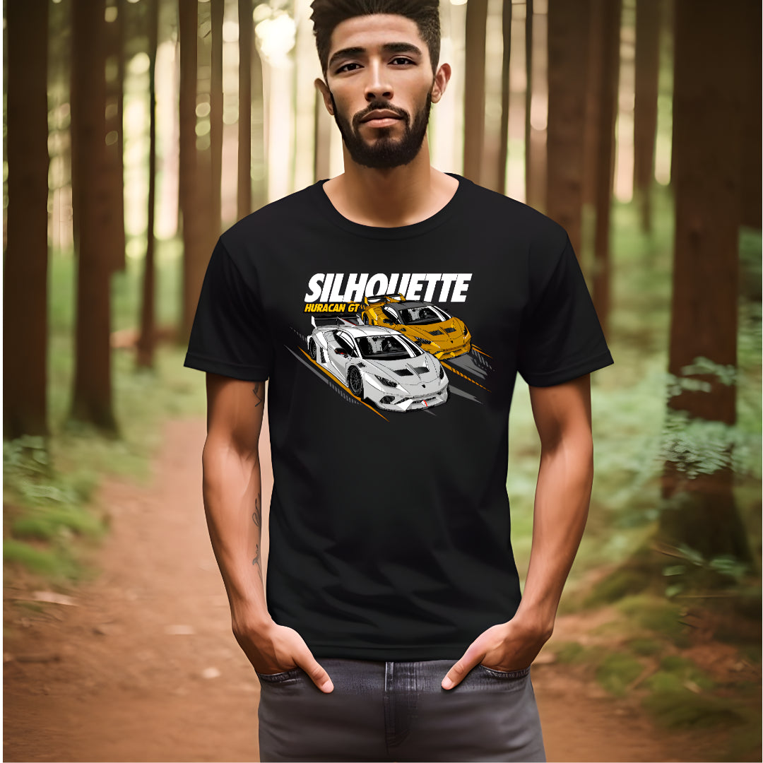 Huracan GT Silhouette (Camiseta unisex para adultos)