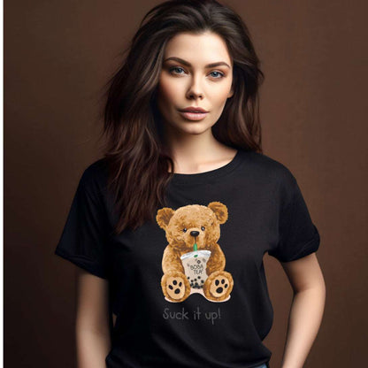 A Bear & His Boba (Adult Unisex T-Shirt)